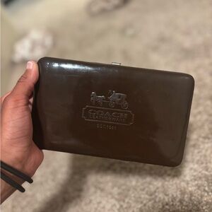 Coach Brown Leather Wallet Classic Design